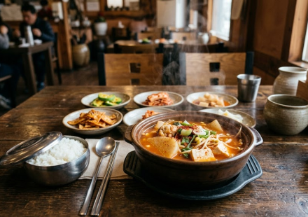 Dongtaetang meaning, a bowl of spicy fish soup that suggests choosing dongtaetang at a restaurant
