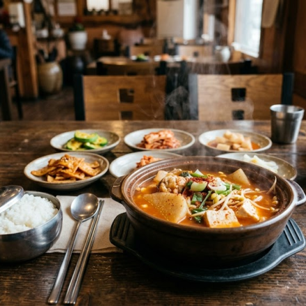 Dongtaetang meaning, a bowl of spicy fish soup that suggests choosing dongtaetang at a restaurant