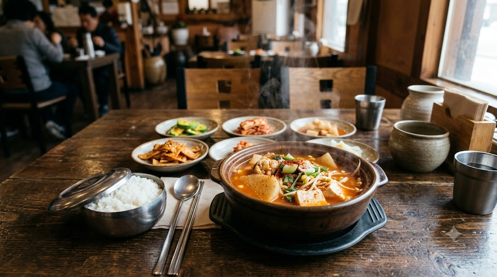 Dongtaetang meaning, a bowl of spicy fish soup that suggests choosing dongtaetang at a restaurant