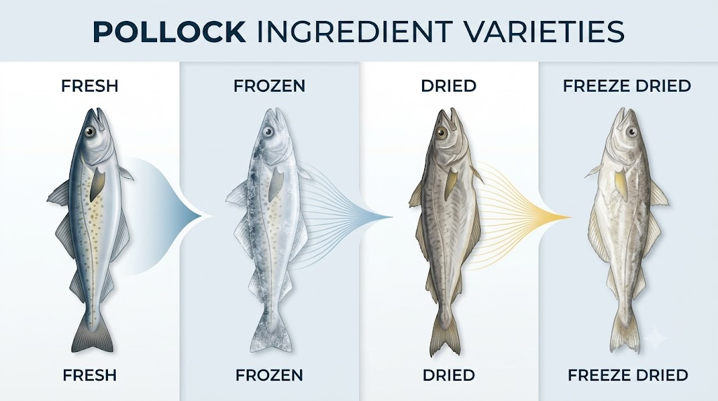 Dongtaetang meaning, comparison showing how the same pollock is called saengtae, dongtae, bugeo, or hwangtae depending on its condition